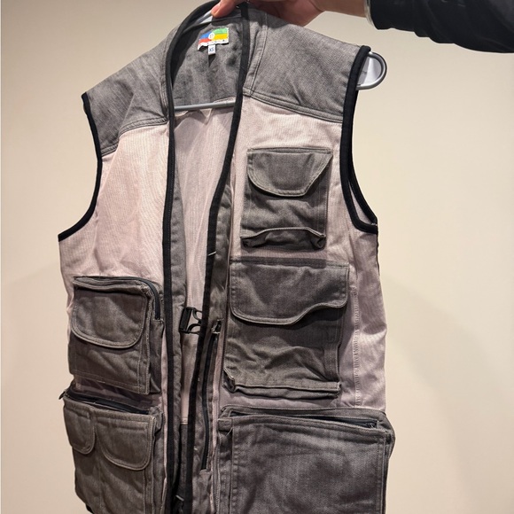 Gray Utility Vest - Picture 2 of 2